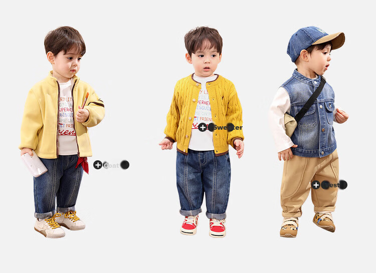 LUSON Little O Dad Boys' Baby Long Sleeve T-Shirt Spring Autumn 2025 New White Letter Cute Infant Top 4